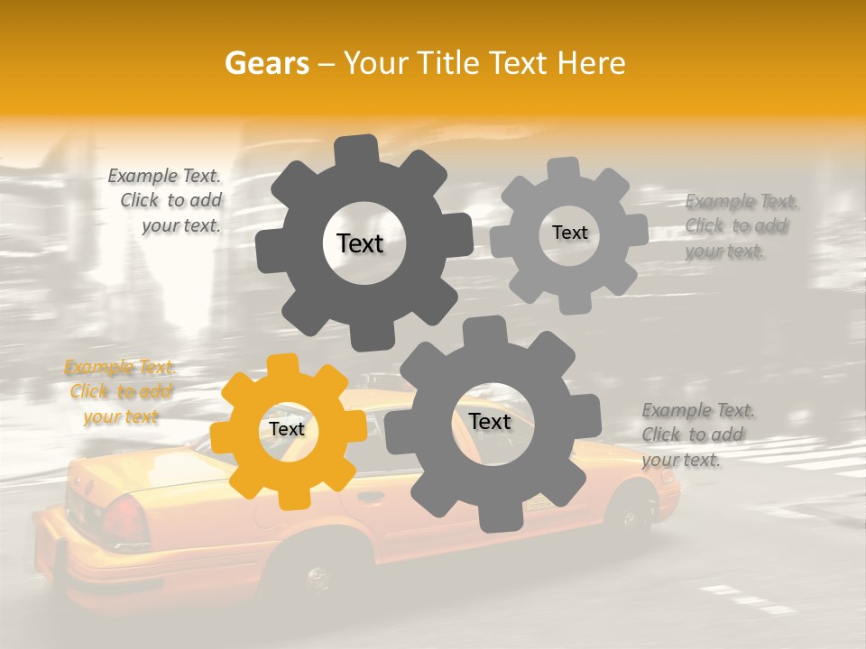 Yellow New Vacation PowerPoint Template