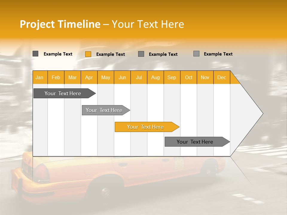 Yellow New Vacation PowerPoint Template