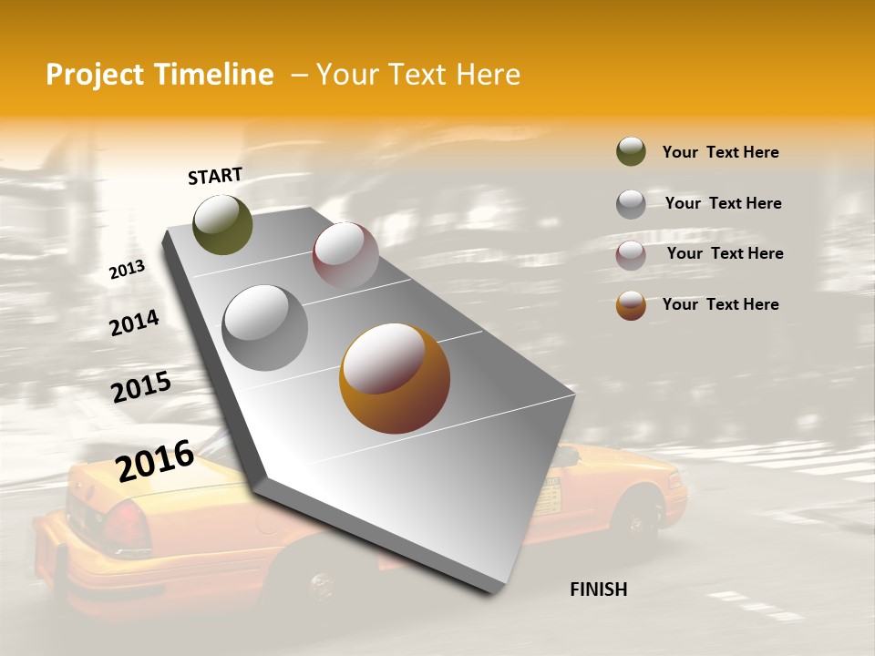 Yellow New Vacation PowerPoint Template