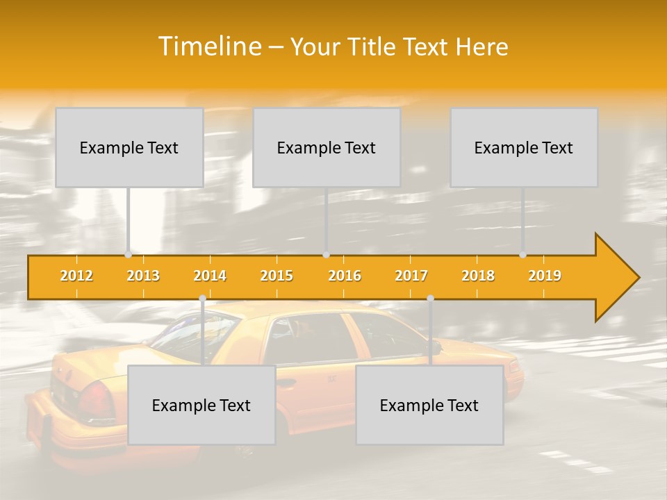 Yellow New Vacation PowerPoint Template
