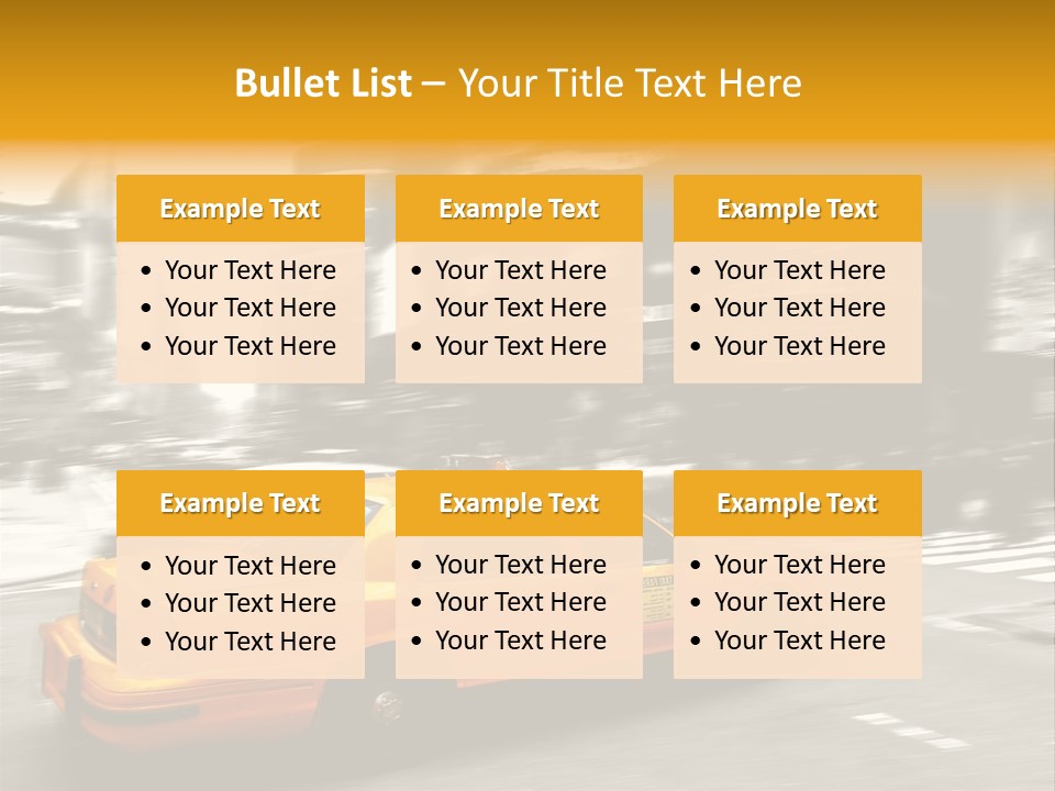 Yellow New Vacation PowerPoint Template