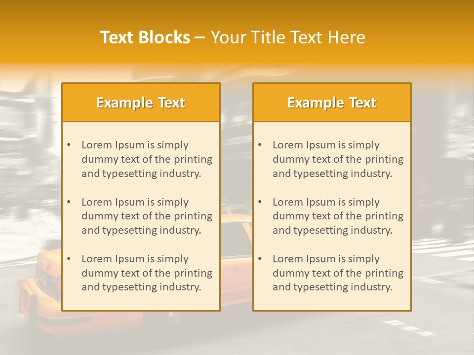 Yellow New Vacation PowerPoint Template