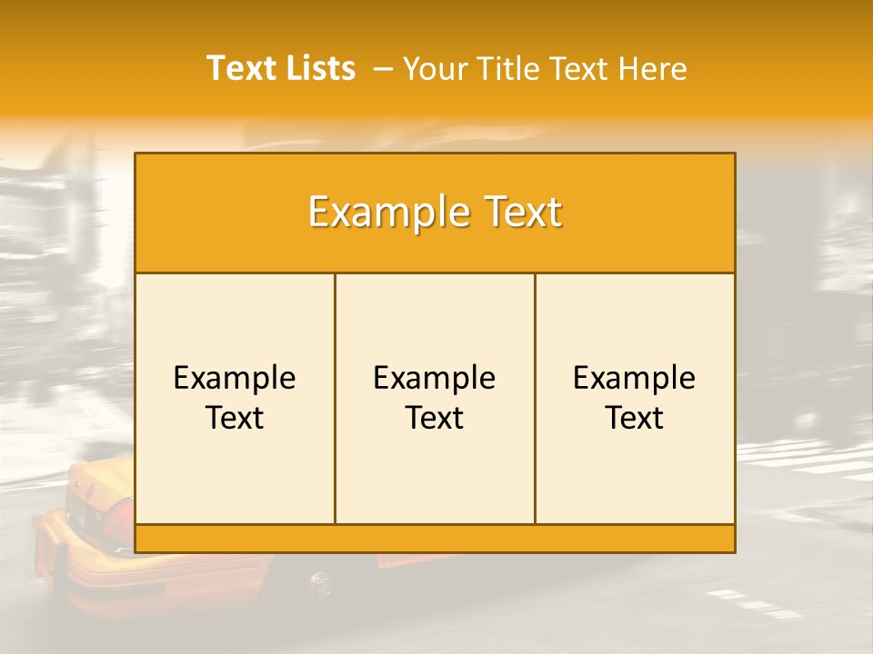 Yellow New Vacation PowerPoint Template