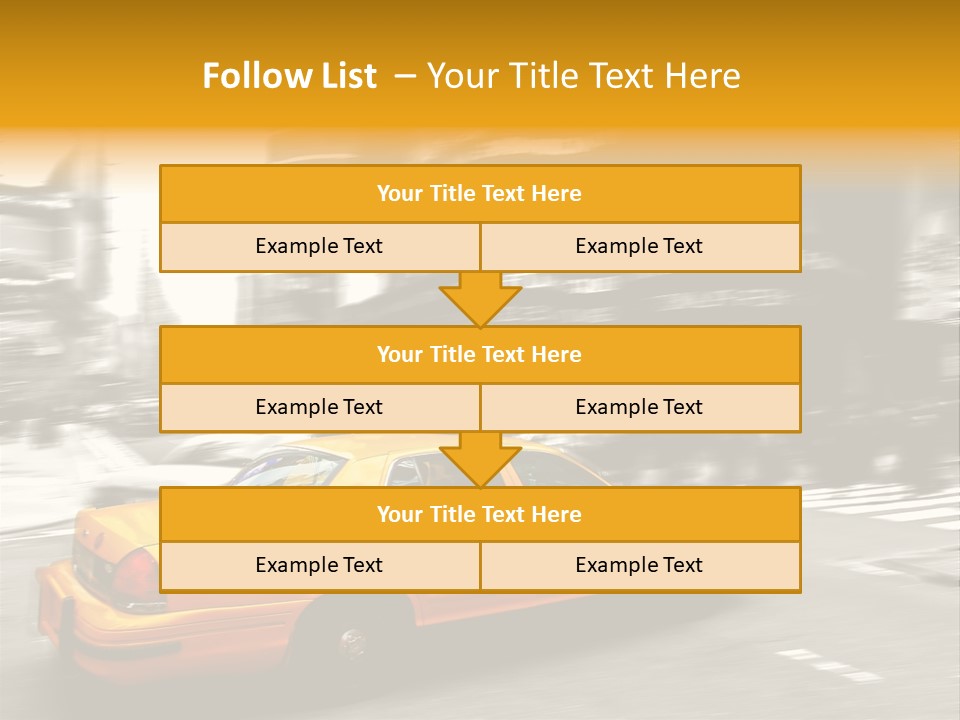 Yellow New Vacation PowerPoint Template