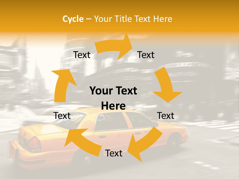 Yellow New Vacation PowerPoint Template