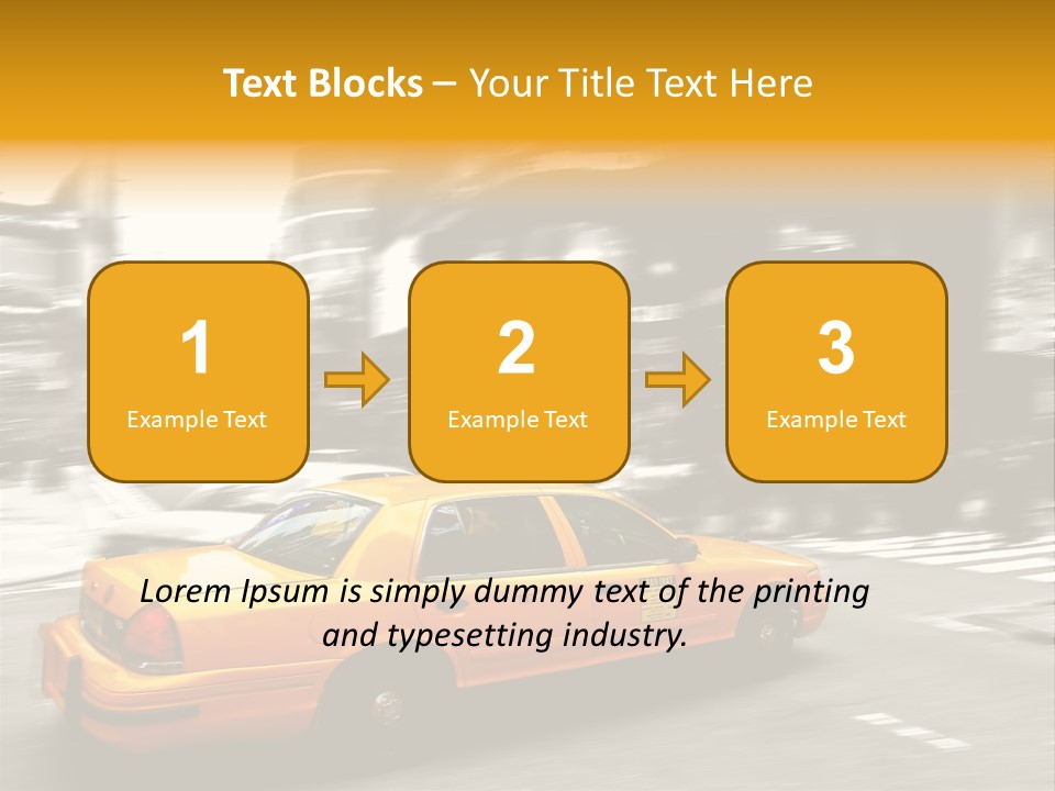 Yellow New Vacation PowerPoint Template