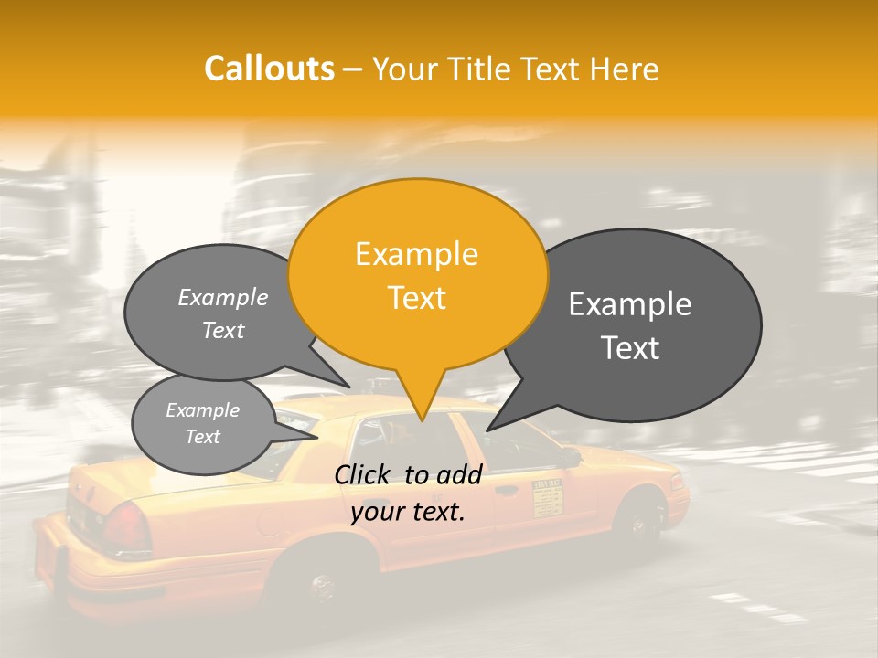 Yellow New Vacation PowerPoint Template