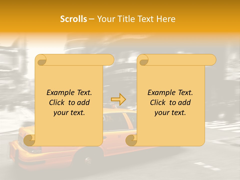 Yellow New Vacation PowerPoint Template