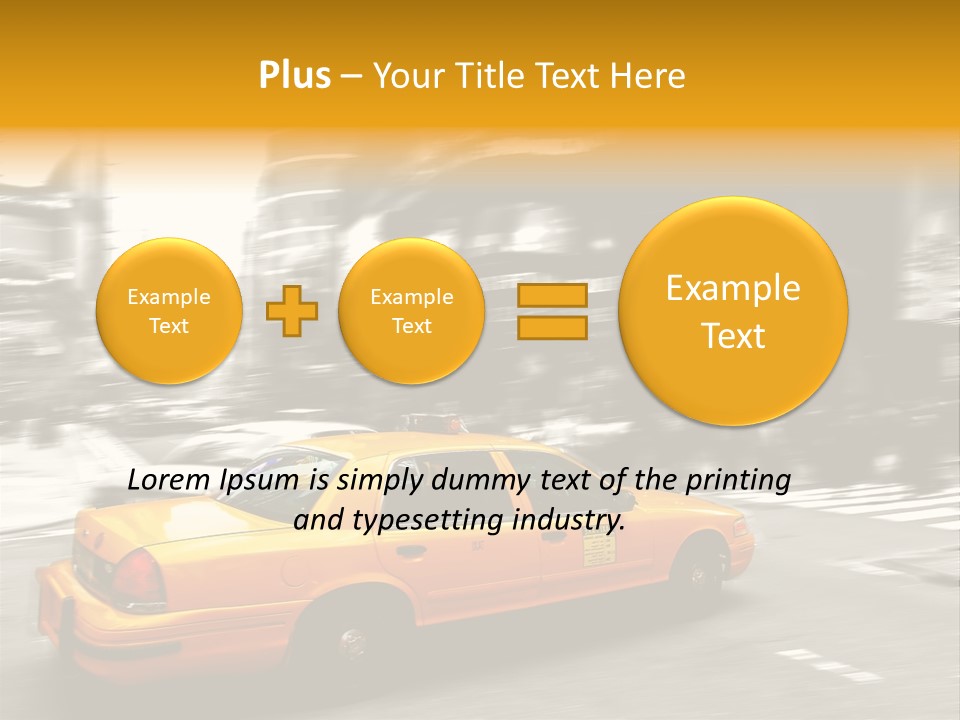 Yellow New Vacation PowerPoint Template