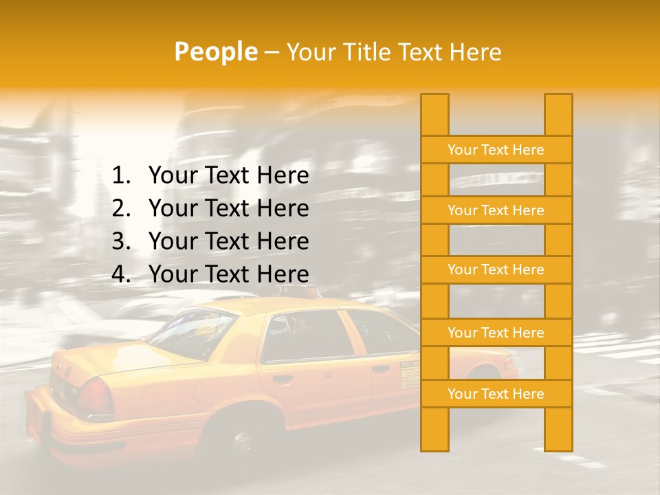 Yellow New Vacation PowerPoint Template