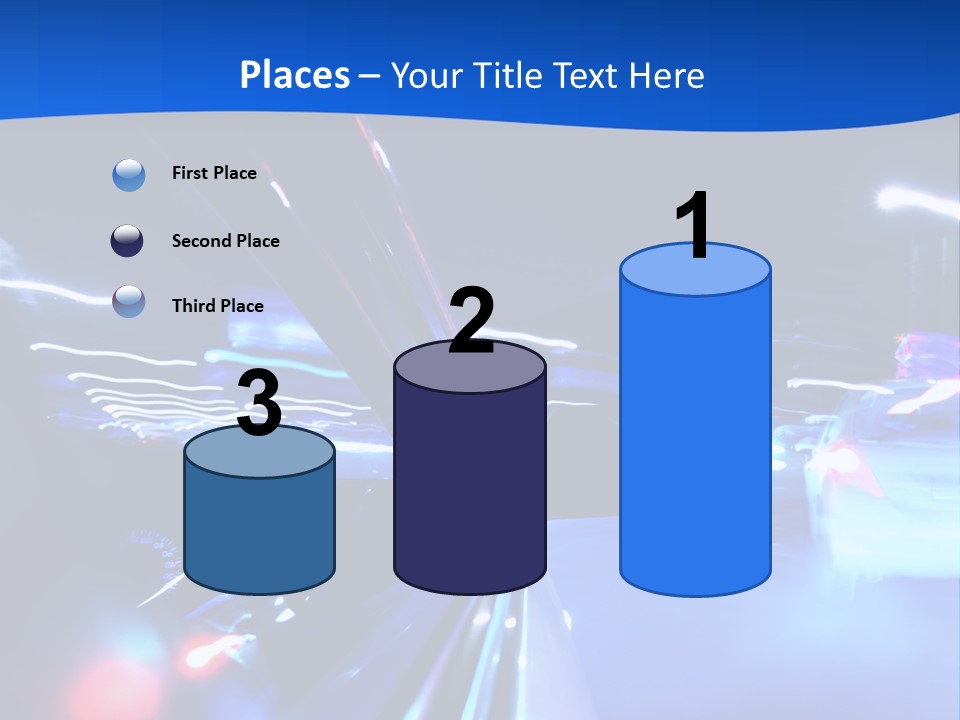 Urban Transport Scene PowerPoint Template