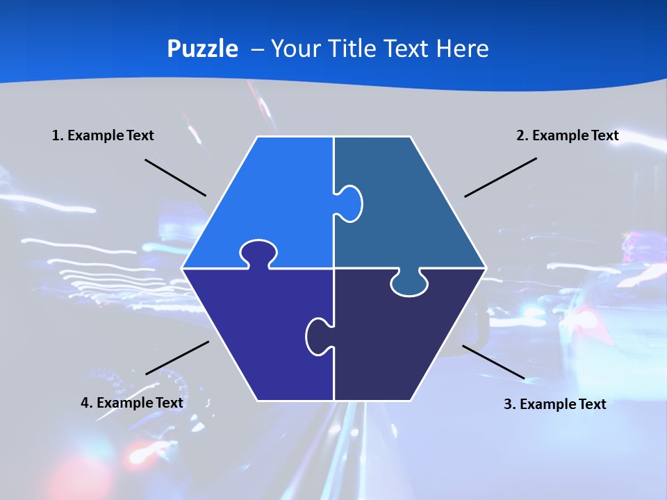 Urban Transport Scene PowerPoint Template