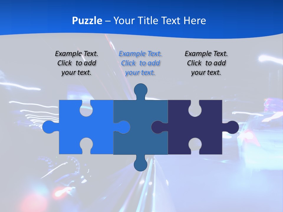 Urban Transport Scene PowerPoint Template