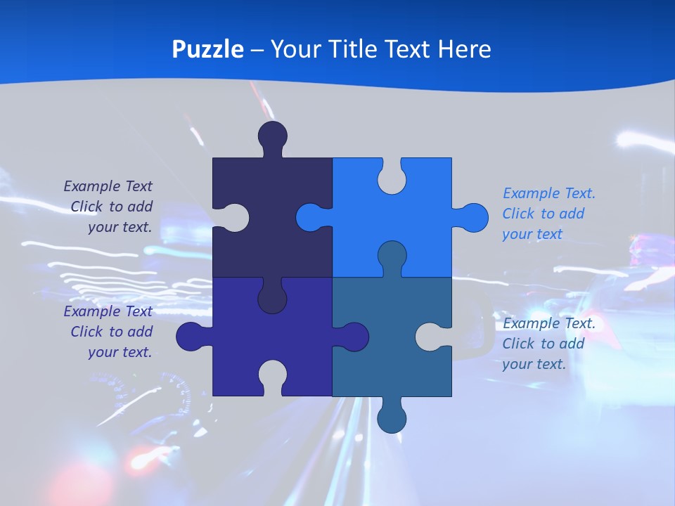 Urban Transport Scene PowerPoint Template