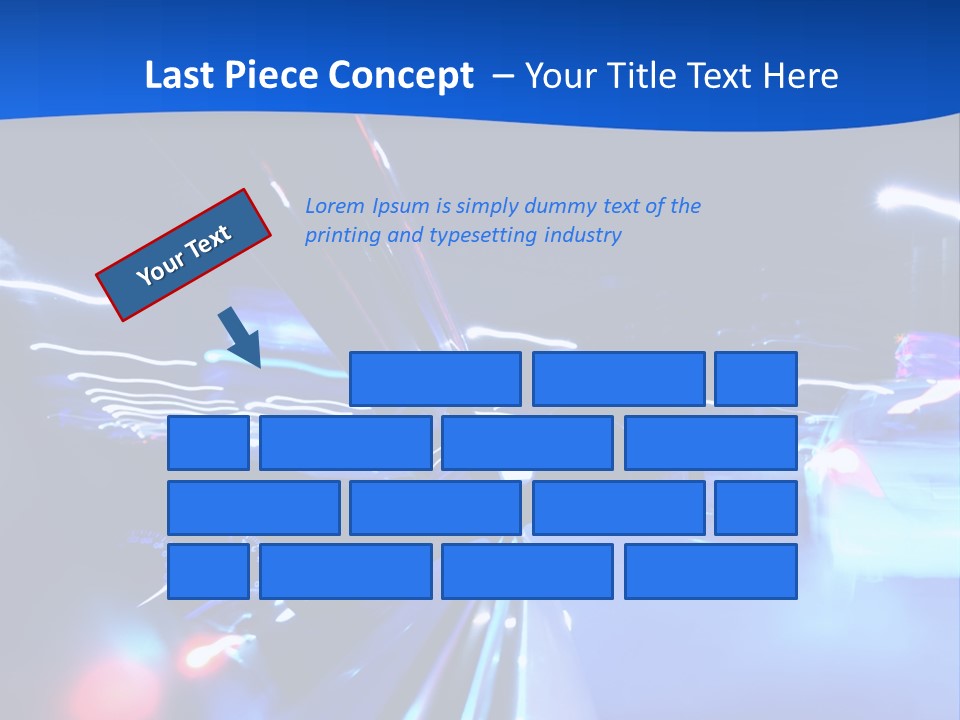Urban Transport Scene PowerPoint Template