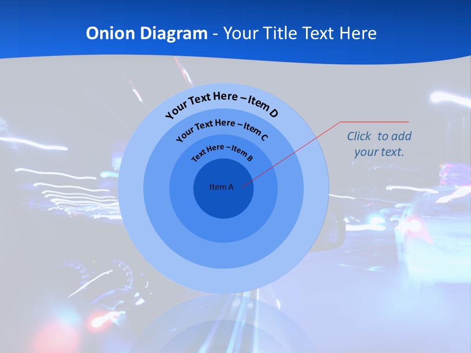 Urban Transport Scene PowerPoint Template