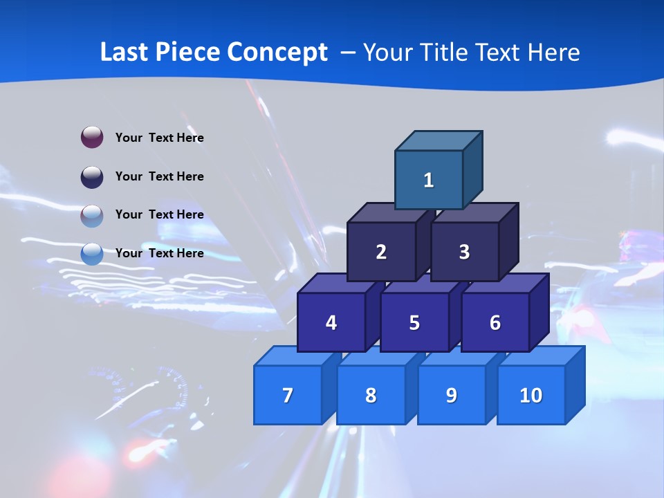 Urban Transport Scene PowerPoint Template
