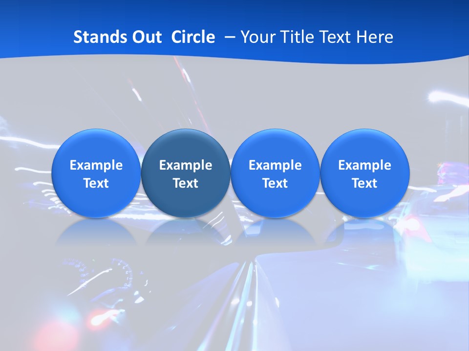 Urban Transport Scene PowerPoint Template