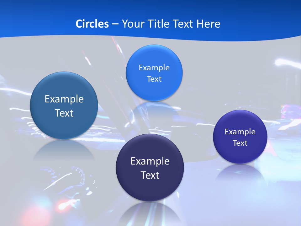 Urban Transport Scene PowerPoint Template