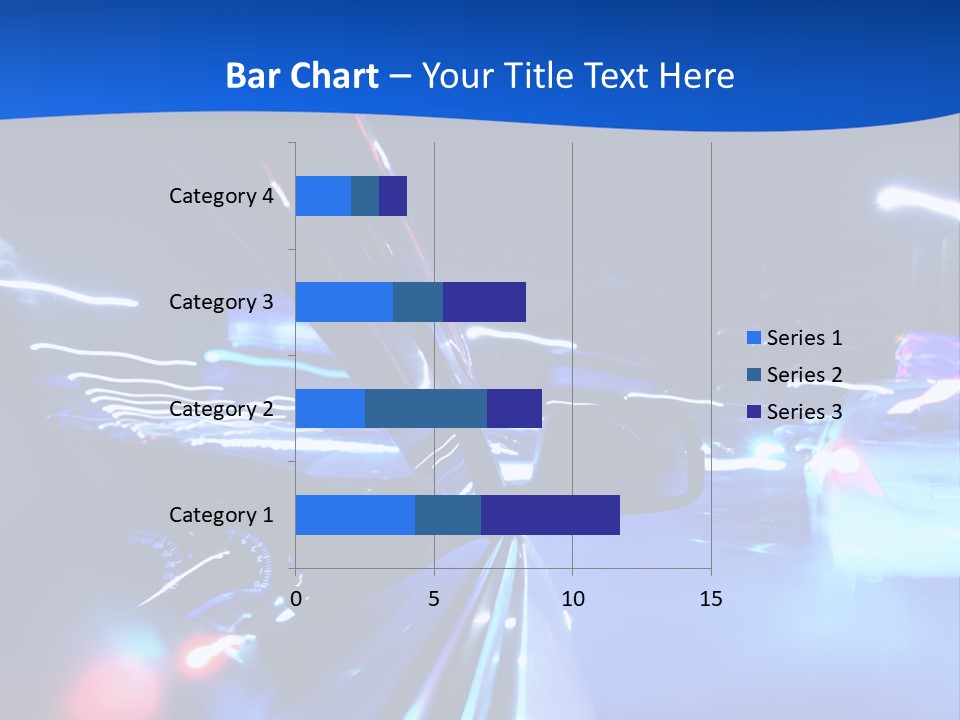 Urban Transport Scene PowerPoint Template