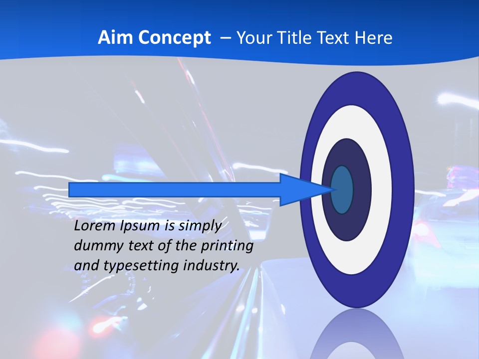 Urban Transport Scene PowerPoint Template
