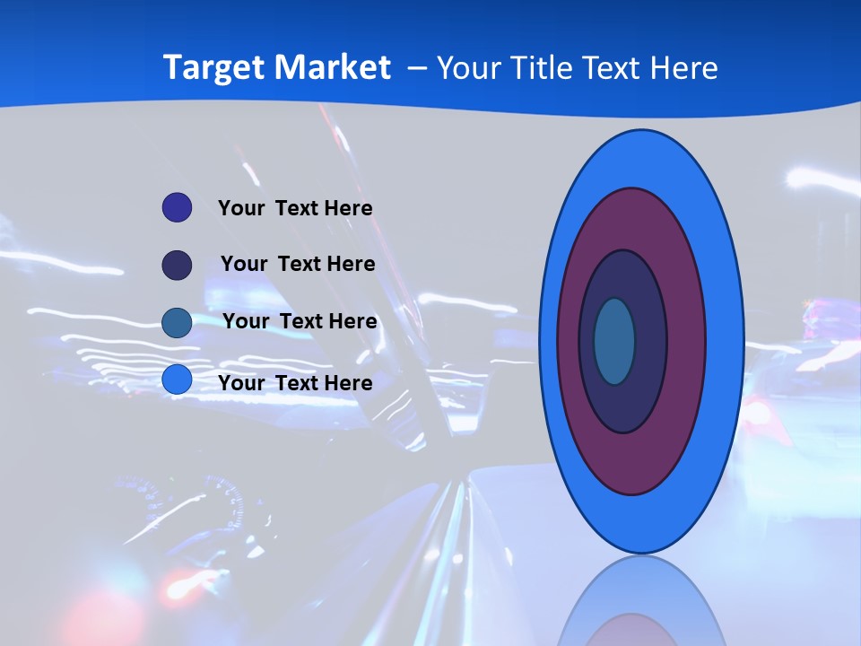 Urban Transport Scene PowerPoint Template