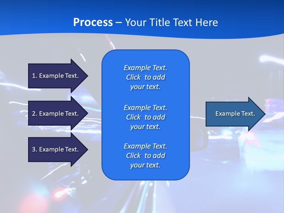 Urban Transport Scene PowerPoint Template