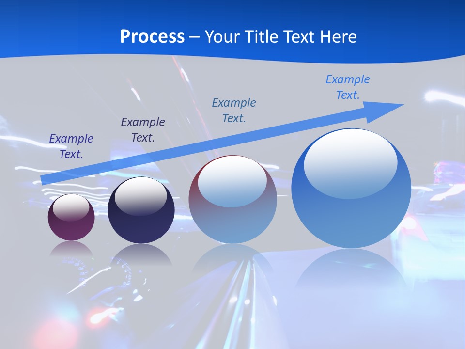 Urban Transport Scene PowerPoint Template