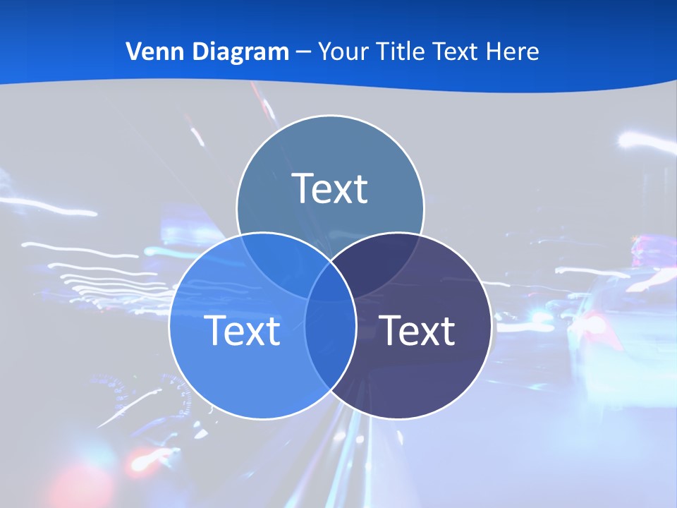 Urban Transport Scene PowerPoint Template