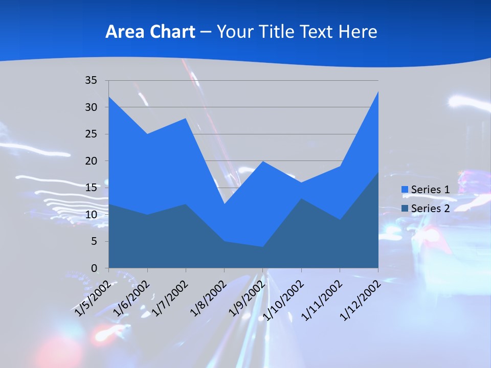 Urban Transport Scene PowerPoint Template