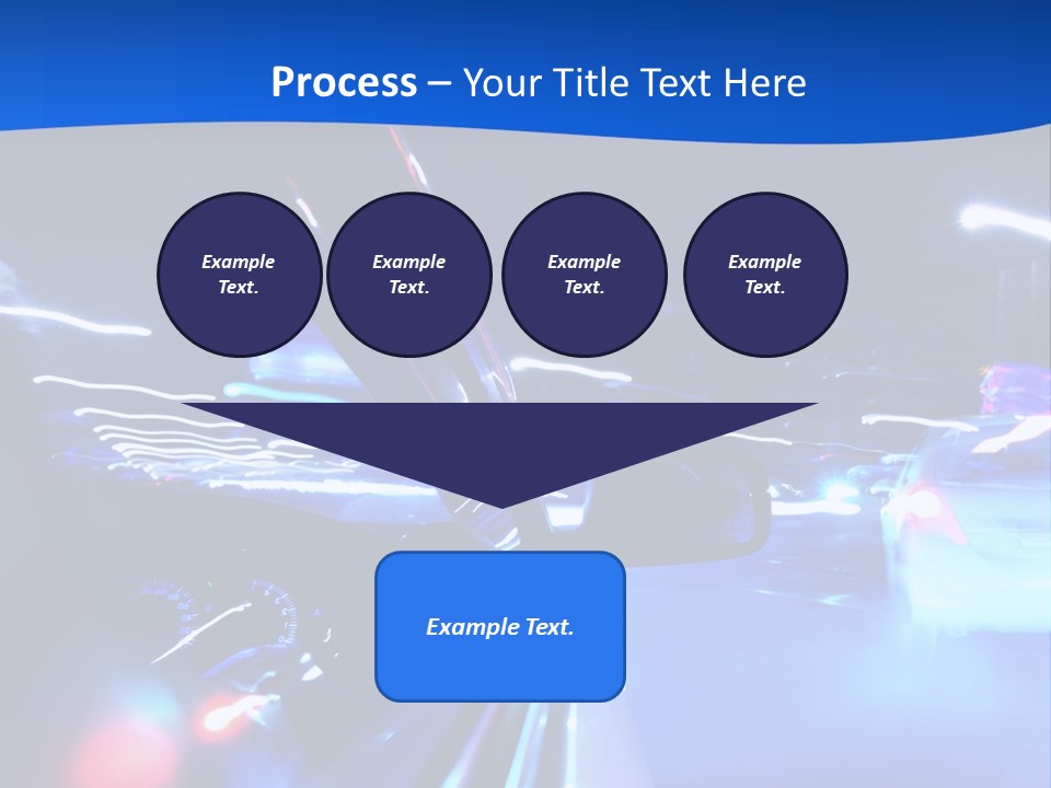 Urban Transport Scene PowerPoint Template