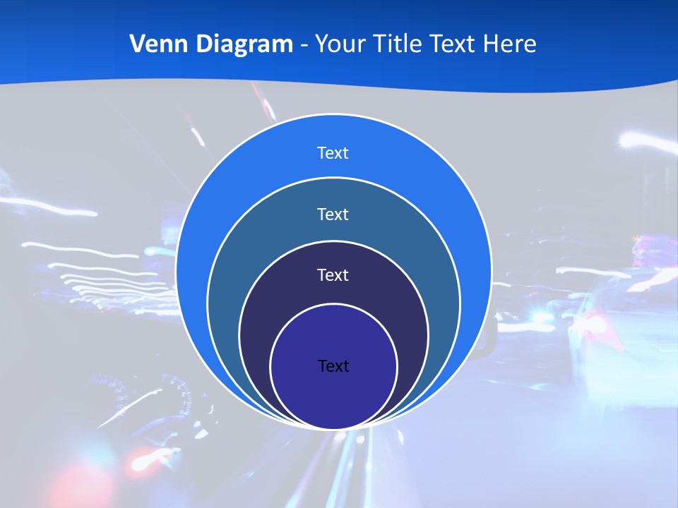 Urban Transport Scene PowerPoint Template