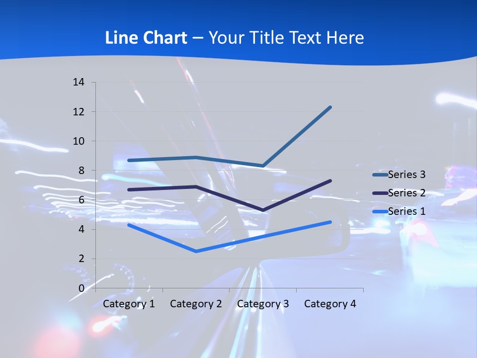 Urban Transport Scene PowerPoint Template
