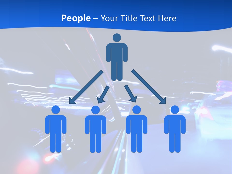 Urban Transport Scene PowerPoint Template