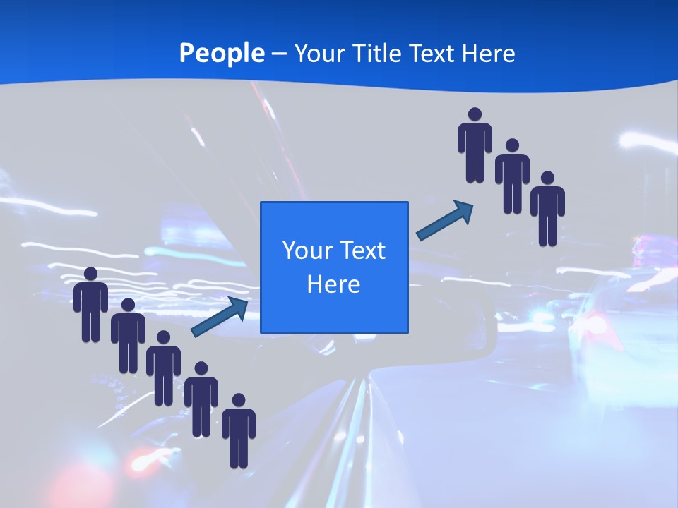 Urban Transport Scene PowerPoint Template