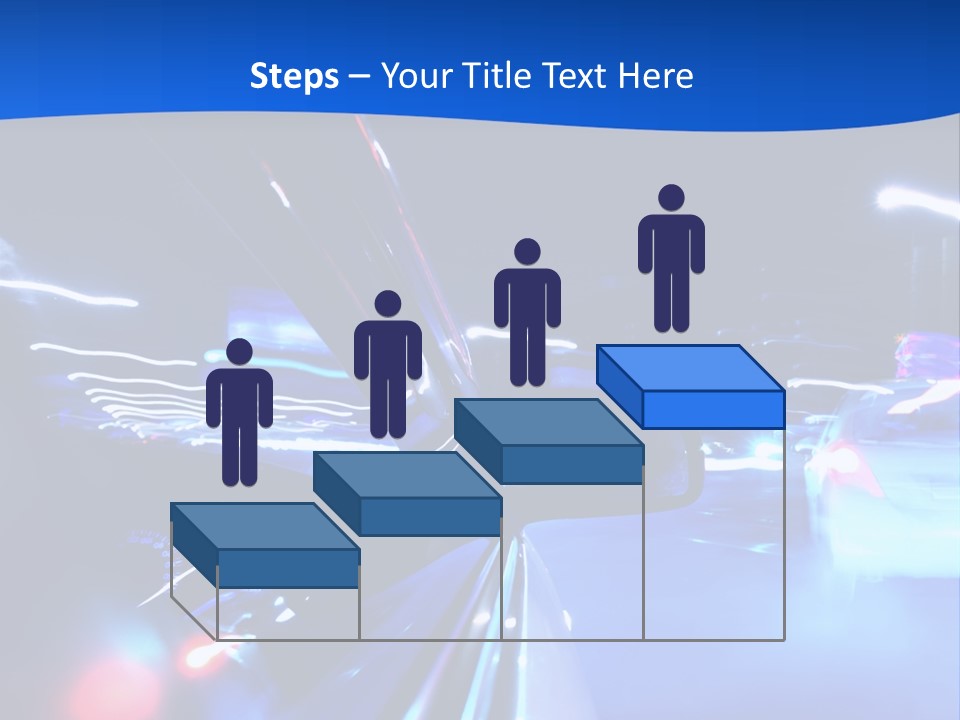 Urban Transport Scene PowerPoint Template