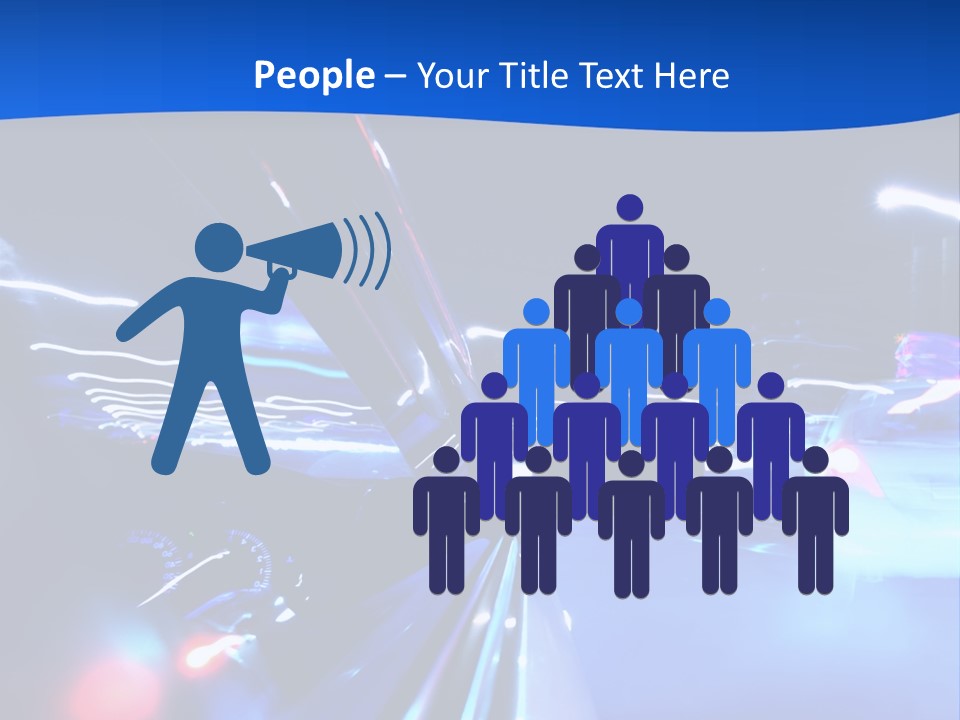 Urban Transport Scene PowerPoint Template