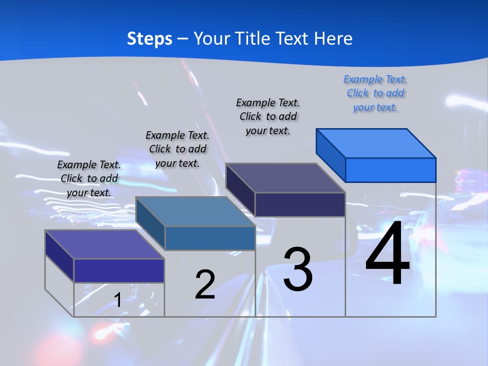 Urban Transport Scene PowerPoint Template