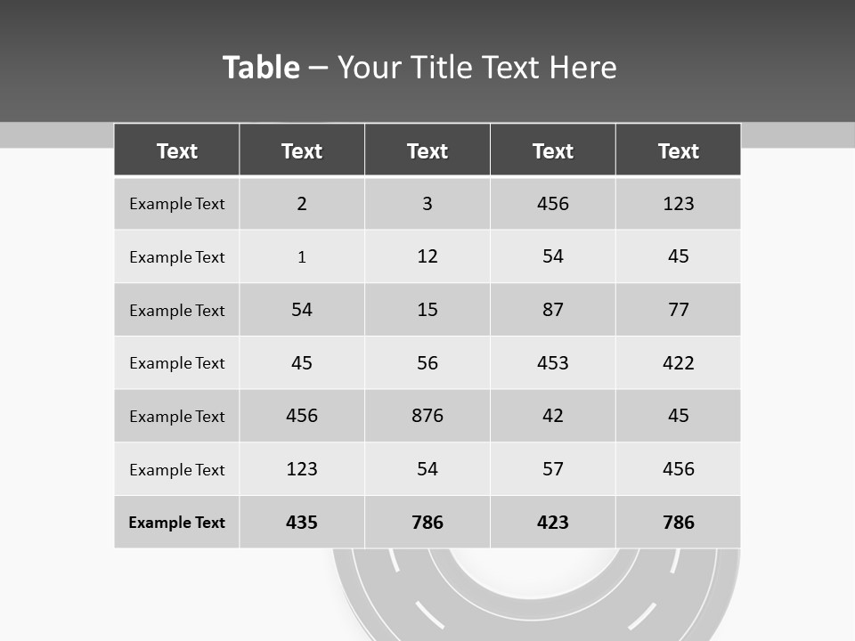 Illustration Bend Bridge PowerPoint Template