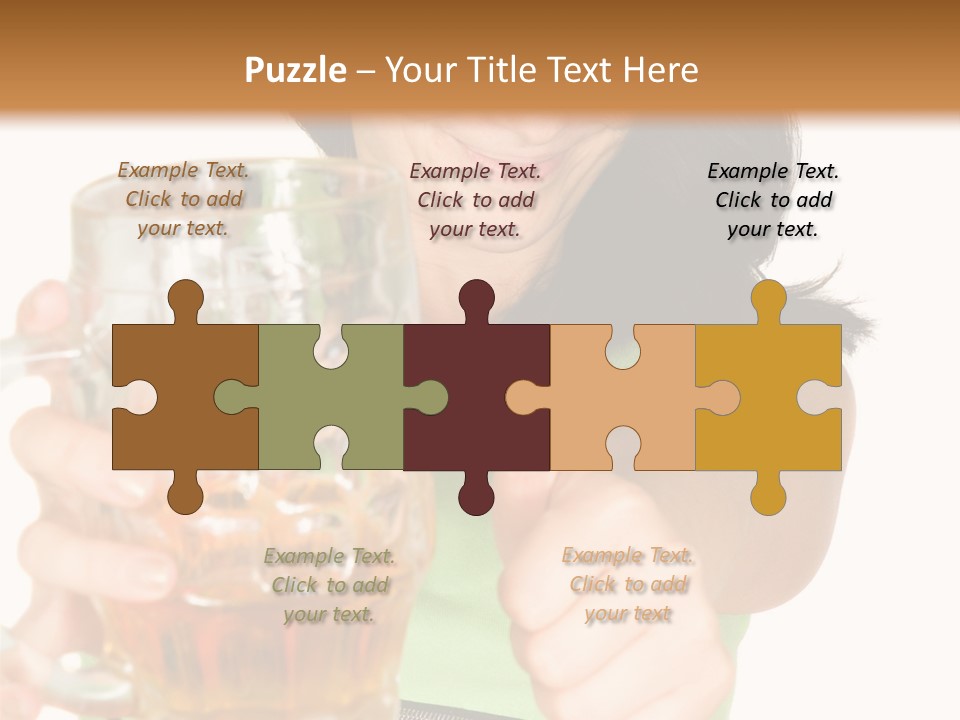 Alcohol Habit Foam PowerPoint Template