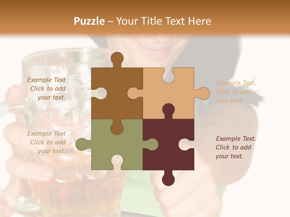 Alcohol Habit Foam PowerPoint Template