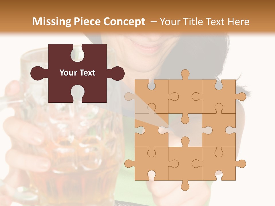 Alcohol Habit Foam PowerPoint Template