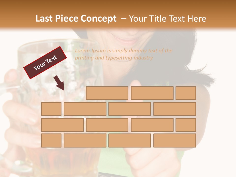 Alcohol Habit Foam PowerPoint Template