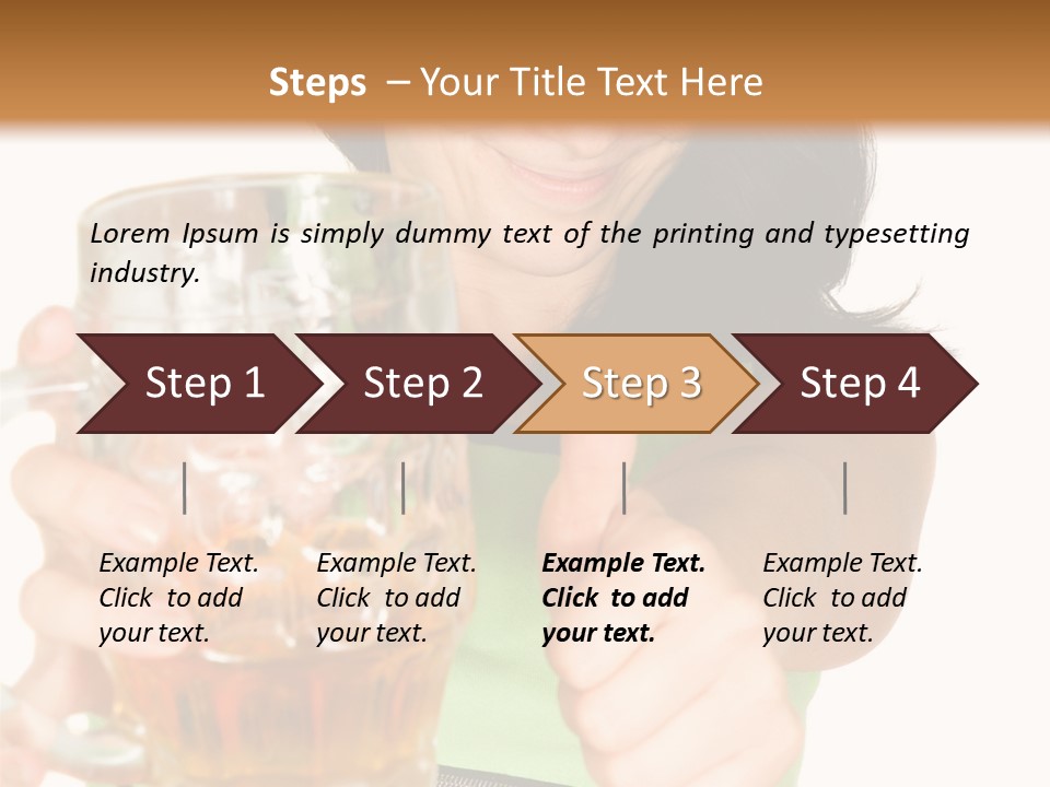 Alcohol Habit Foam PowerPoint Template