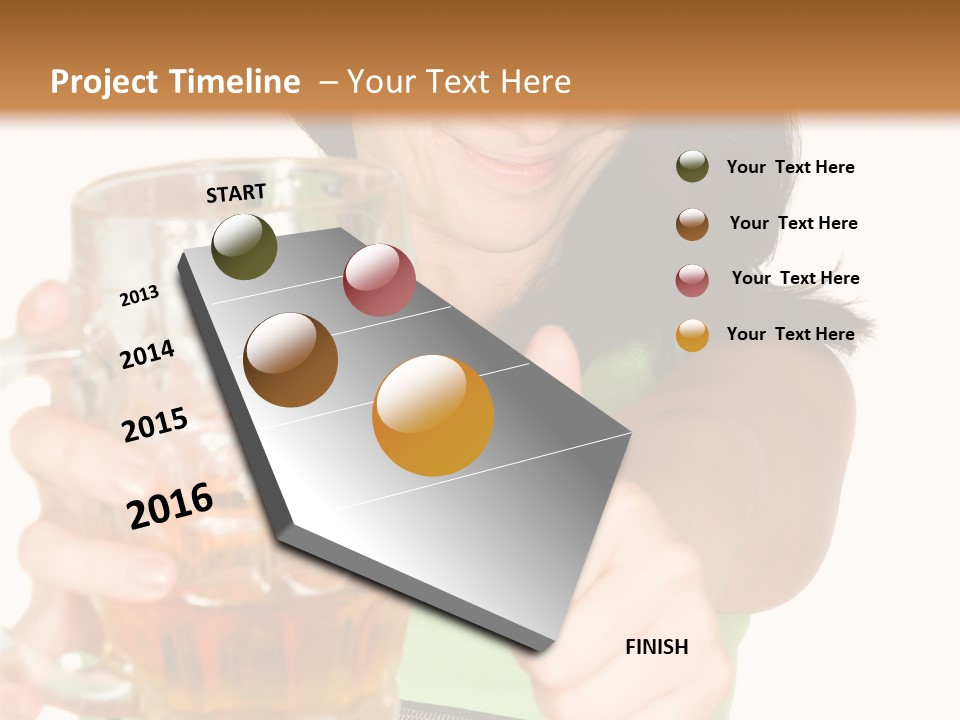 Alcohol Habit Foam PowerPoint Template