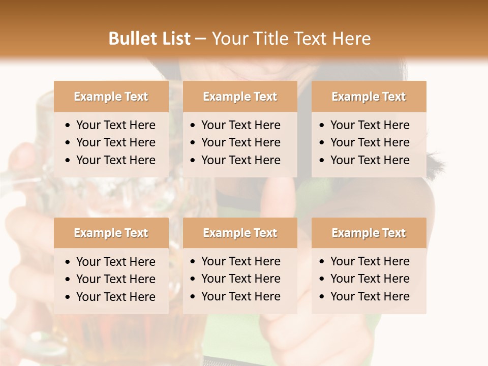 Alcohol Habit Foam PowerPoint Template