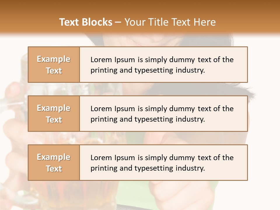 Alcohol Habit Foam PowerPoint Template