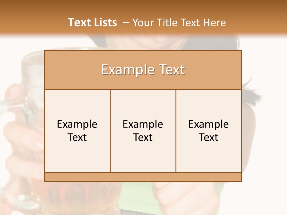 Alcohol Habit Foam PowerPoint Template