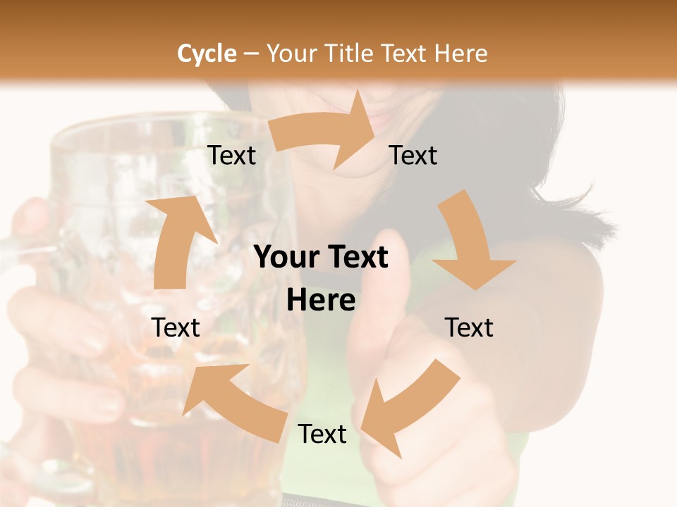 Alcohol Habit Foam PowerPoint Template