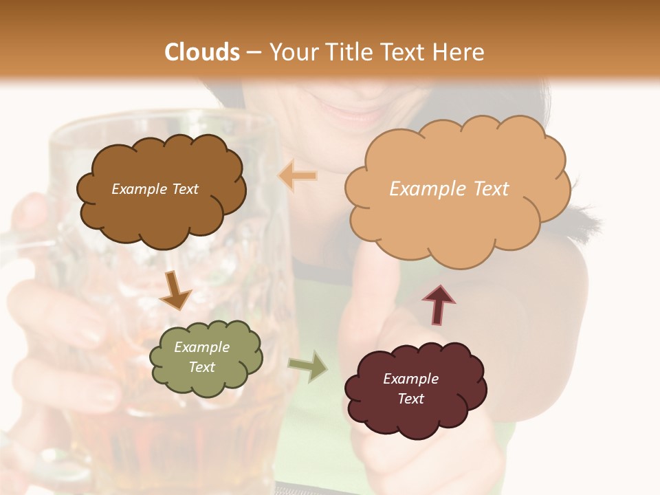 Alcohol Habit Foam PowerPoint Template